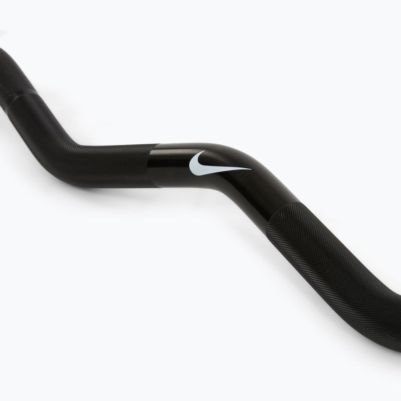 Gryf łamany Nike Strength Curl Bar black swoosh 4