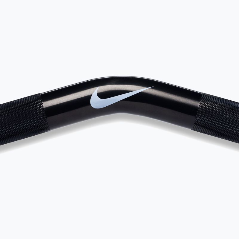 Gryf łamany Nike Strength Curl Bar black swoosh 9