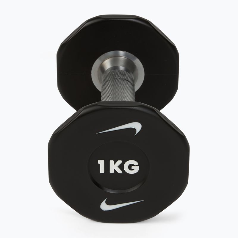 Hantle Nike Strength Pro Urethane Dumbbell 2 x 1 kg black/white 2