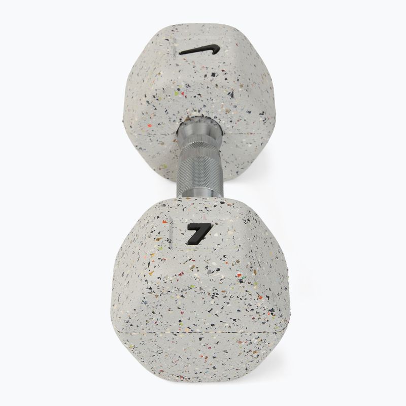Hantle Nike Strength Grind Hex Dumbbell 2 x 7 kg wolf grey 2