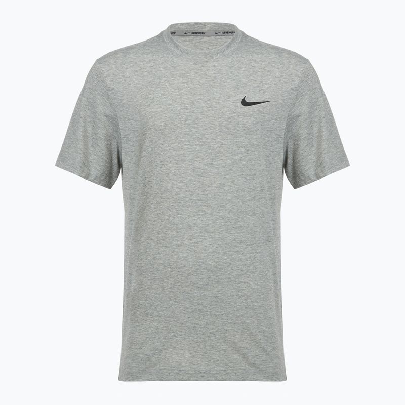 Koszulka treningowa męska Nike Strength S&C Dri-Fit heather grey/black