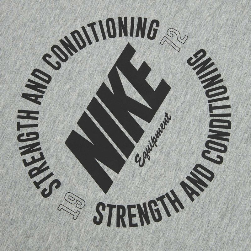 Koszulka treningowa męska Nike Strength S&C Dri-Fit heather grey/black 4