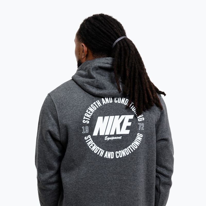 Bluza męska Nike Strength S&C Hoodie charcoal/white 5