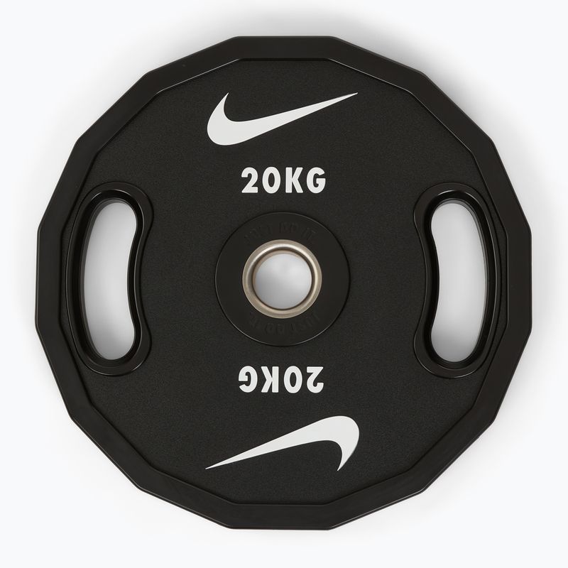 Obciążenie bumperowe  Nike Strength Pro Urethane Plates 20 kg black/white 2