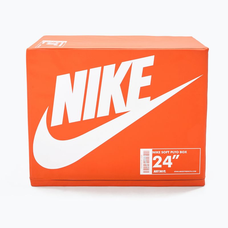 Skrzynia plyometryczna Nike Strength Soft Plyo Box orange/white