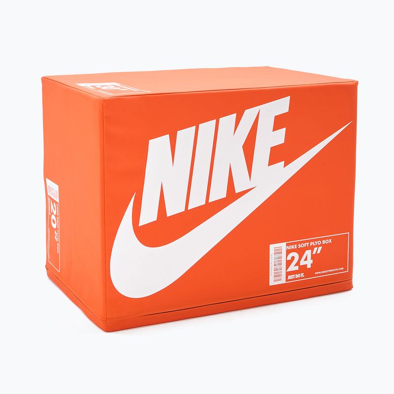 Skrzynia plyometryczna Nike Strength Soft Plyo Box orange/white 2