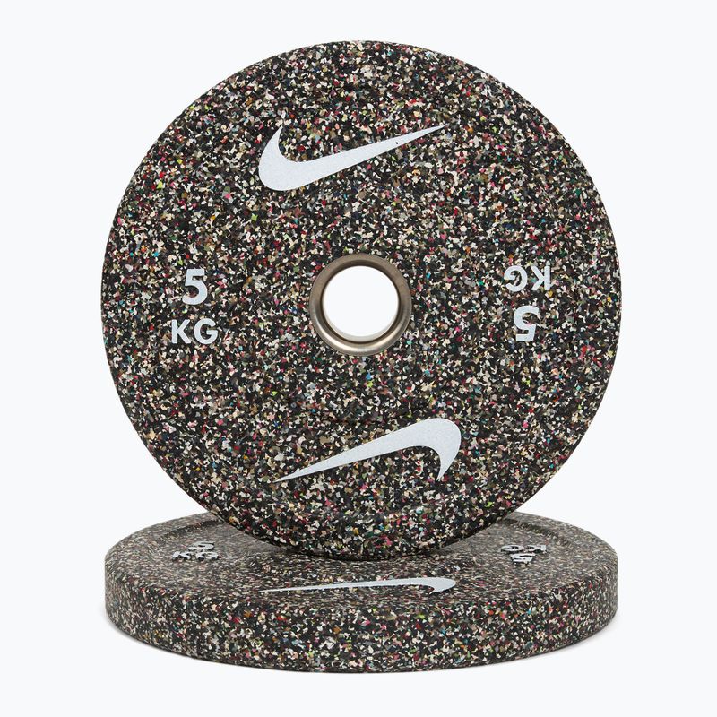 Obciążenie bumperowe Nike Strength Grind Bumper Plates 2 x 5 kg blackout 4