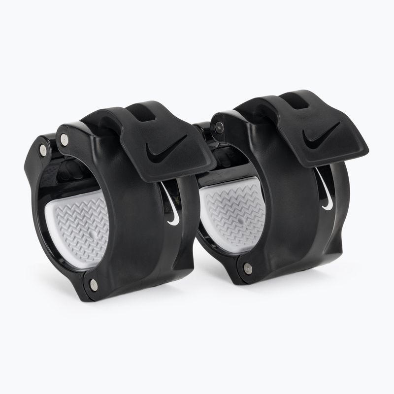 Zaciski do sztangi Nike Strength Barbell Collars 2 szt. black/white
