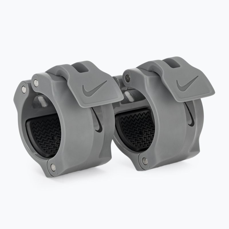 Zaciski do sztangi Nike Strength Barbell Collars 2 szt. grey/black