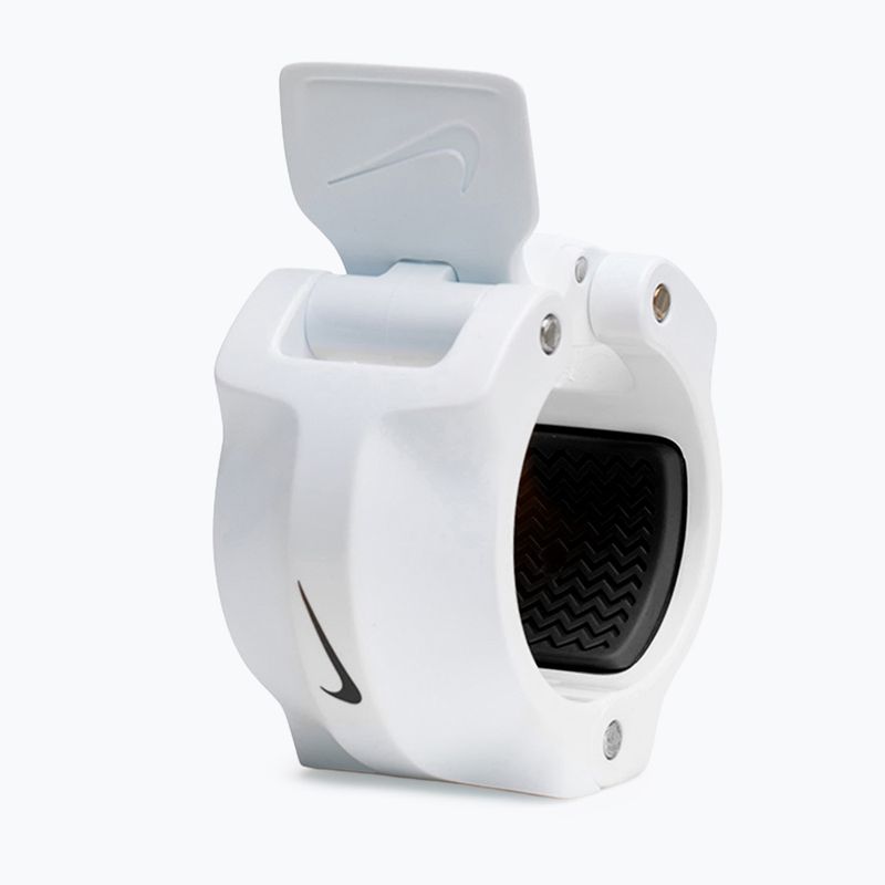 Zaciski do sztangi Nike Strength Barbell Collars 2 szt. white/black 6