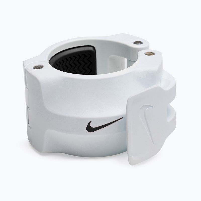 Zaciski do sztangi Nike Strength Barbell Collars 2 szt. white/black 8