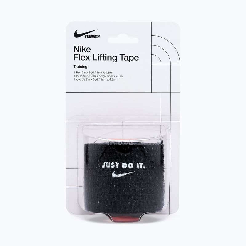 Bandaż elastyczny kohezyjny Nike Strenght Flex Lifting Tape black/white 7
