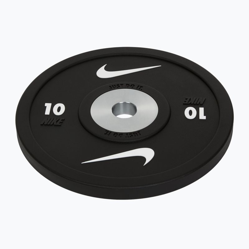 Obciążenie bumperowe Nike Strength Pro Urethane Bumper Plates 10 kg black