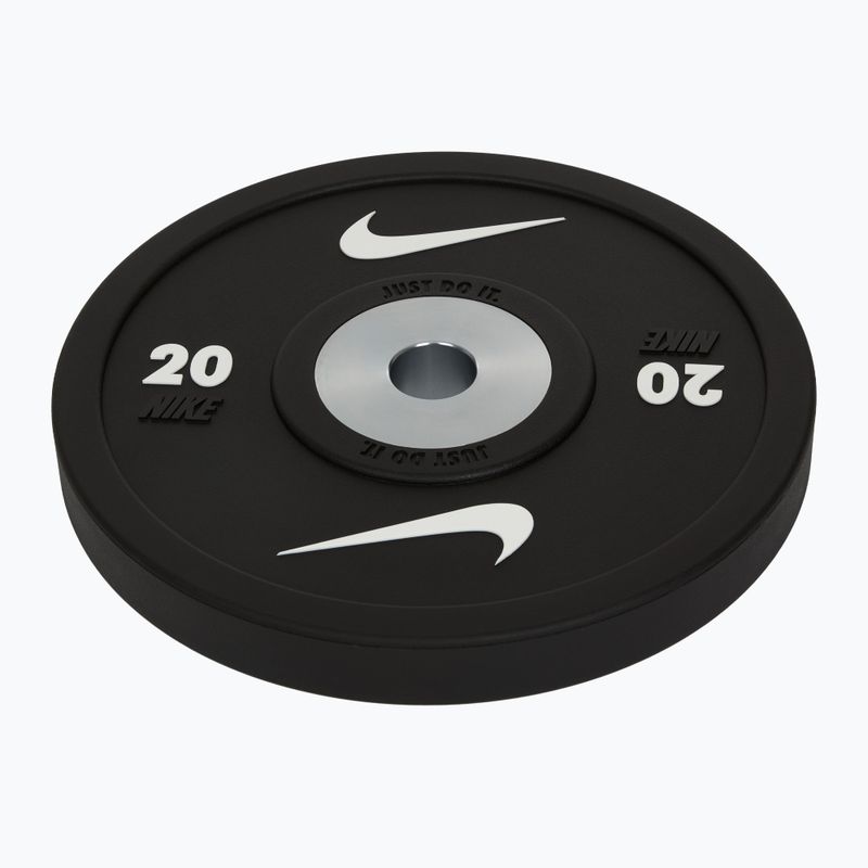 Obciążenie bumperowe Nike Strength Pro Urethane Bumper Plates 20 kg black