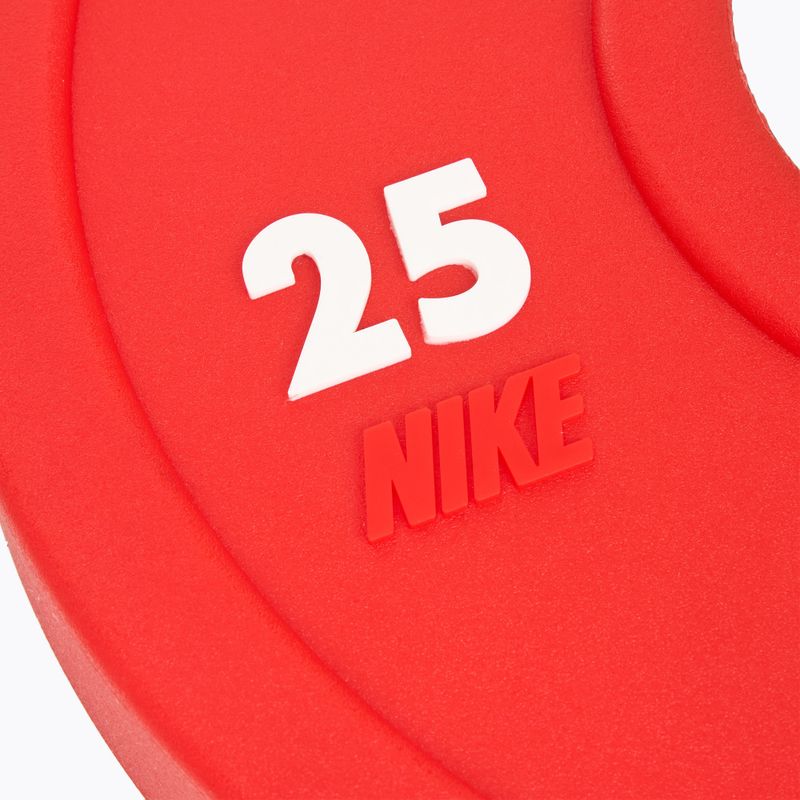 Obciążenie bumperowe Nike Strength Pro Urethane Bumper Plates 25 kg red/white 3