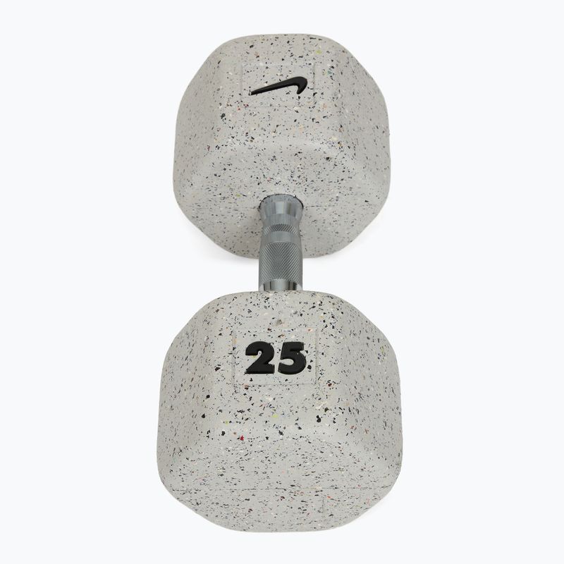 Hantel ogumowany Nike Strength Grind Dumbbell 25 kg wolf grey 2