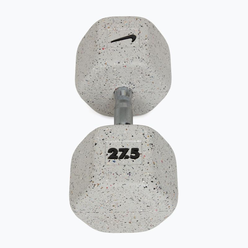 Hantel ogumowany Nike Strength Grind Dumbbell 27,5 kg wolf grey 2