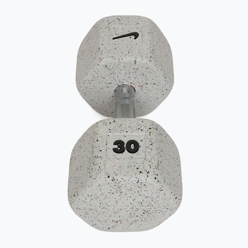 Hantel ogumowany Nike Strength Grind Dumbbell 30 kg wolf grey 2