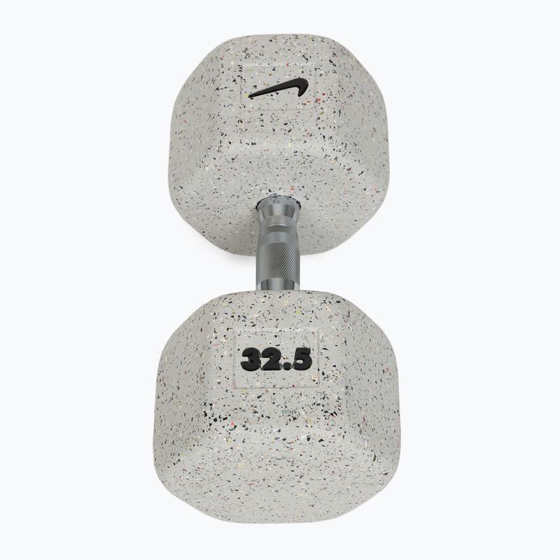 Hantel ogumowany Nike Strength Grind Dumbbell 32,5 kg wolf grey 2