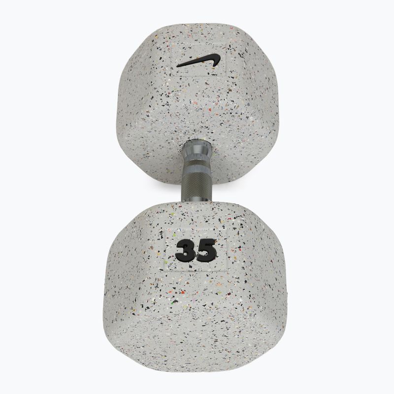 Hantel ogumowany Nike Strength Grind Dumbbell 35 kg wolf grey 2