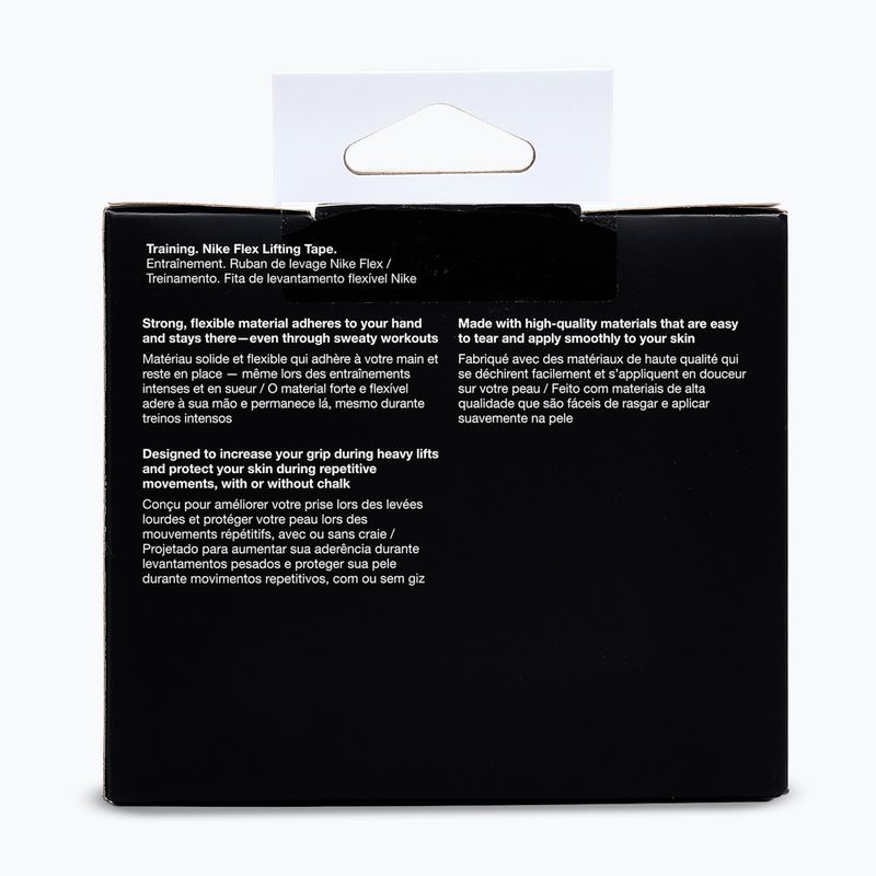 Bandaż elastyczny kohezyjny Nike Strenght Flex Lifting Tape 4 szt. black/white 3