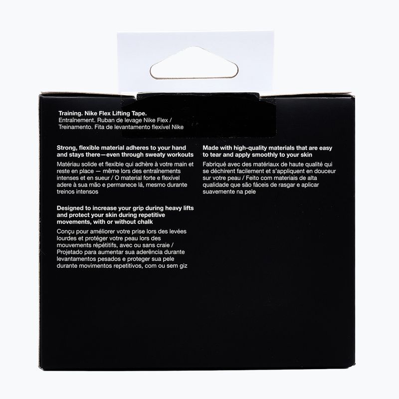 Bandaż elastyczny kohezyjny Nike Strenght Flex Lifting Tape 4 szt. white/black 3