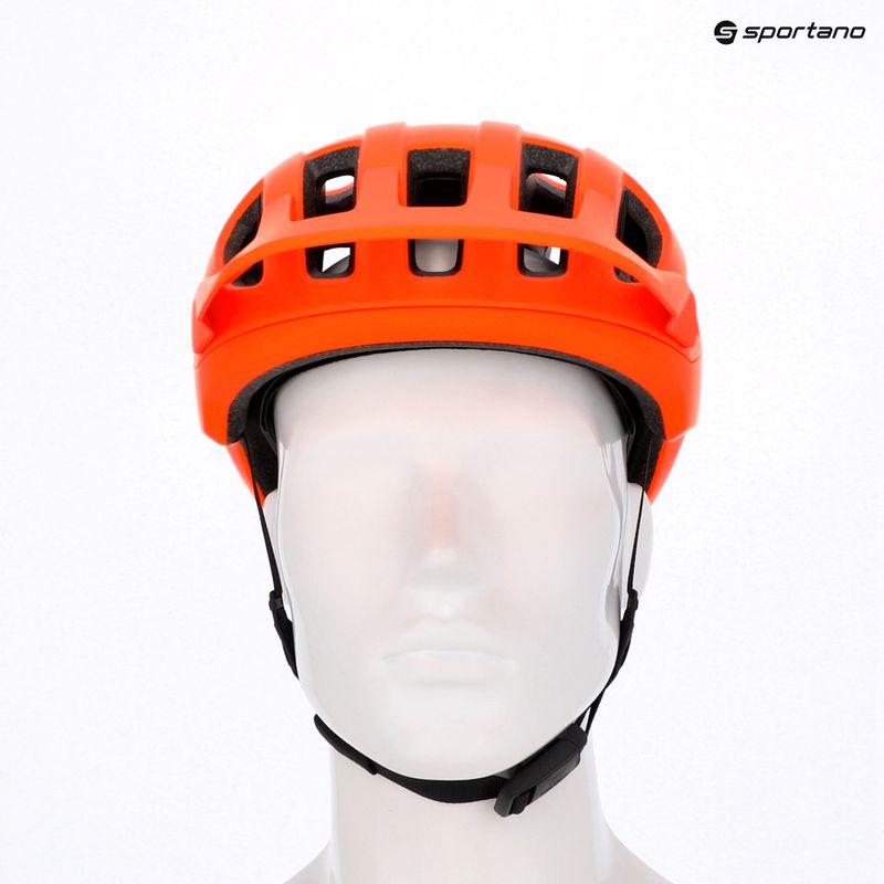 Kask rowerowy POC Cularis fluorescent orange matt/uranium black matt 6