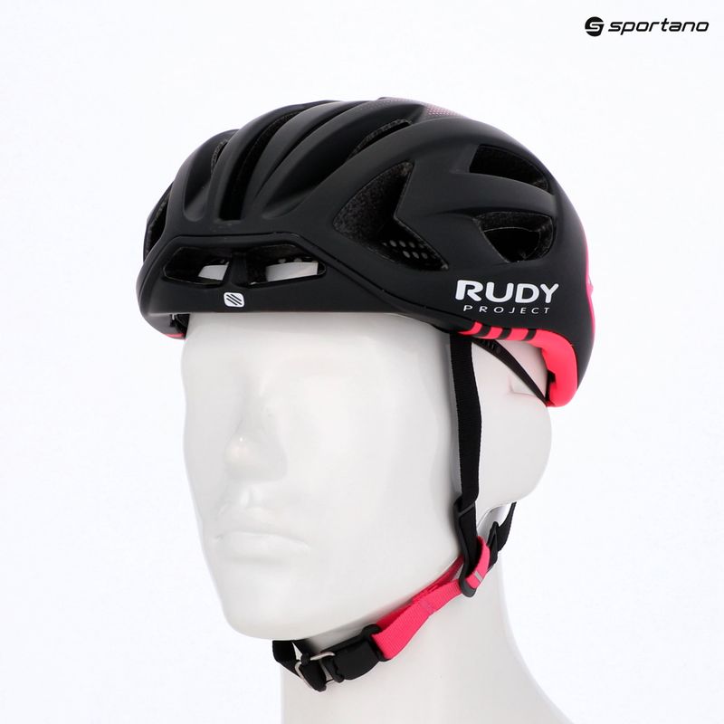 Kask rowerowy Rudy Project Egos black/pink fluo matte 7