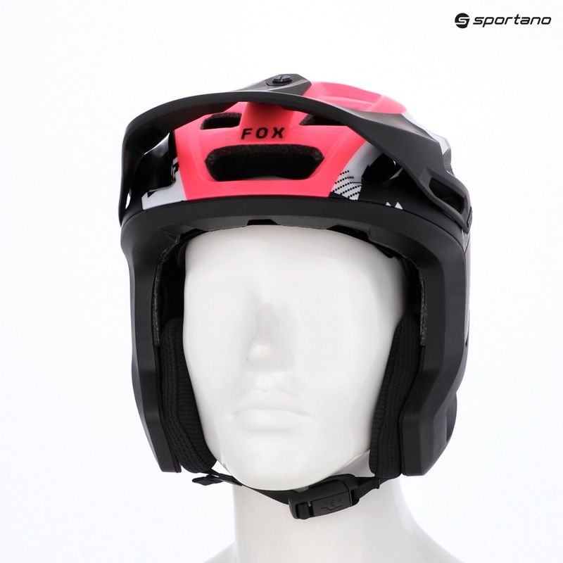 Kask rowerowy Fox Racing Dropframe Pro Digi Image black/white 5