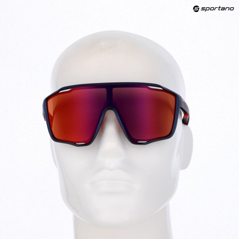 Okulary przeciwsłoneczne Red Bull SPECT Kraft blue/brown with red mirror 6