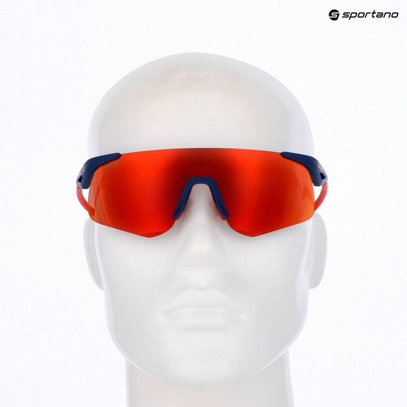 Okulary przeciwsłoneczne Red Bull SPECT Mark blue/brown with red orange mirror 7