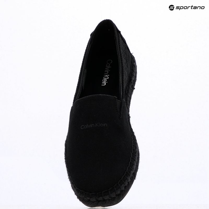 Espadryle męskie Calvin Klein HM0HM02075 Webbing riple black 9