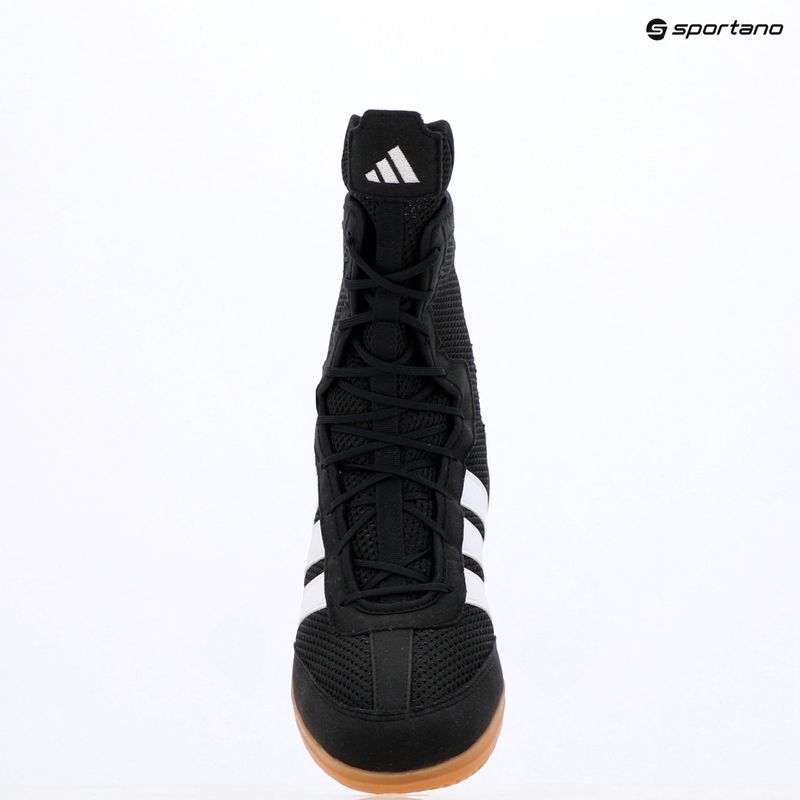Buty bokserskie męskie adidas Box Hog Wide black/white 9