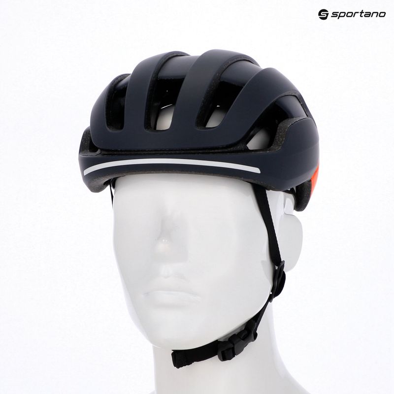 Kask rowerowy POC Omne Beacon MIPS apatite navy matt/fluorescent orange matt 6