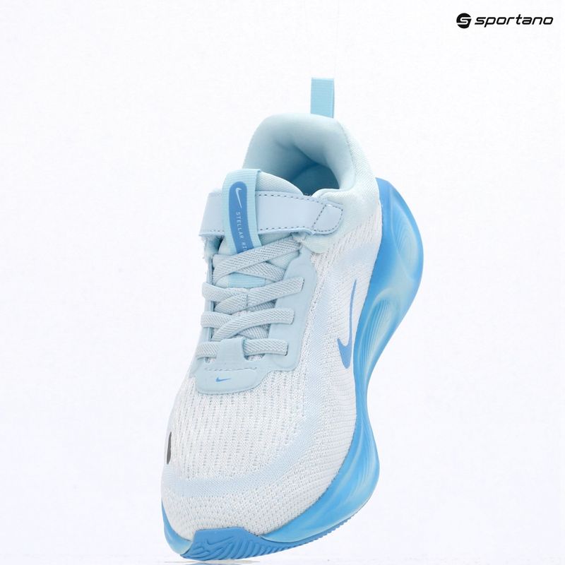 Buty dziecięce Nike Stellar Ride summit white/glacier blue/football blue 9