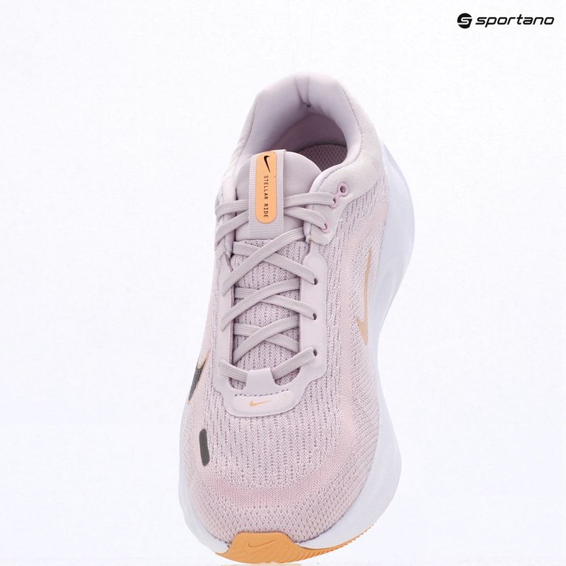 Buty do biegania dziecięce Nike Stellar Ride bleached lilac/pink foam/black 9