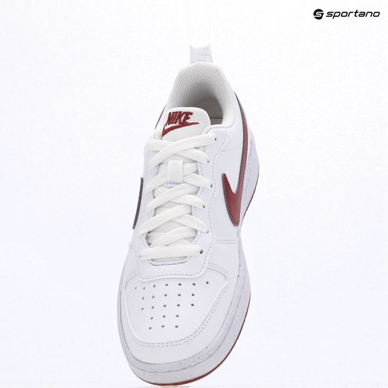 Buty dziecięce Nike Court Borough Low Recraft white/pink smoke 9