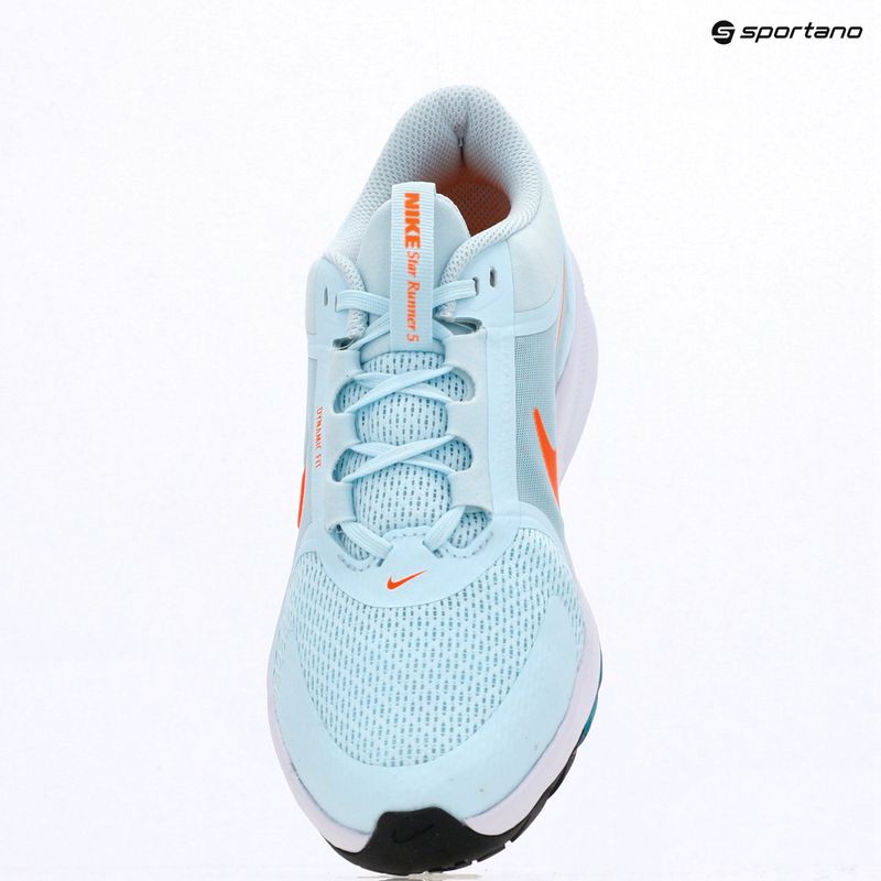 Buty do biegania dziecięce Nike Star Runner 5 glacier blue/energy/black/total orange 9