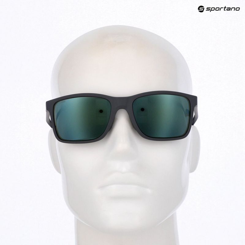 Okulary przeciwsłoneczne Under Armour Hustle XL S3 Matte grey/green multilayer oleophobic 10