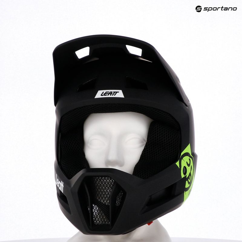 Kask rowerowy dziecięcy Leatt MTB Gravity 1.0 V25 Jr black 9