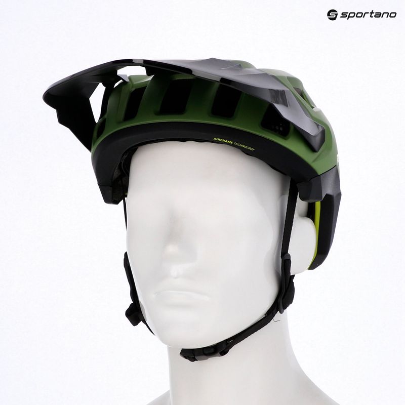 Kask rowerowy Rudy Project Terraform met.olive/black/acid green matte 10