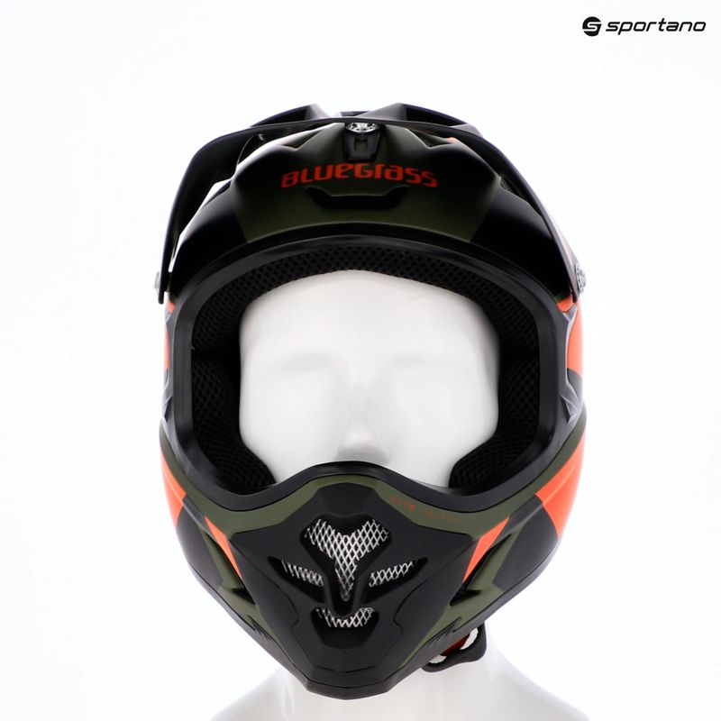 Kask rowerowy Bluegrass Intox green gradient matt 6