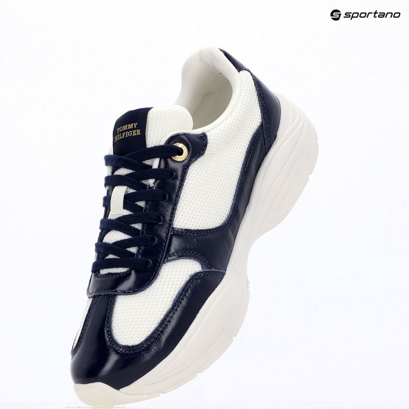 Buty damskie Tommy Hilfiger ModernRunner Shiny Leather yale navy 9