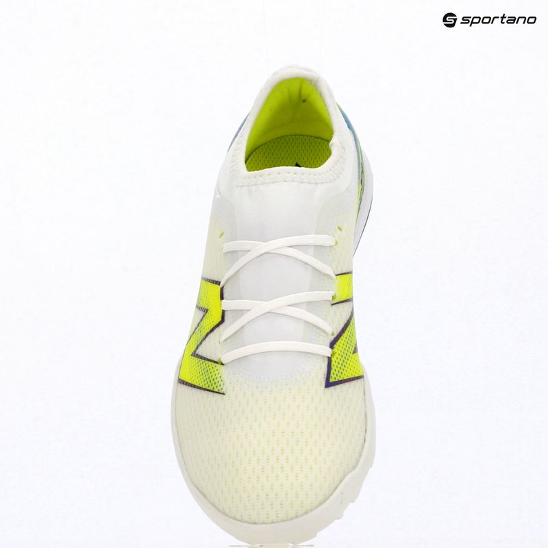 Buty piłkarskie dziecięce New Balance Furon Team V9 TF white/alkaline green 9