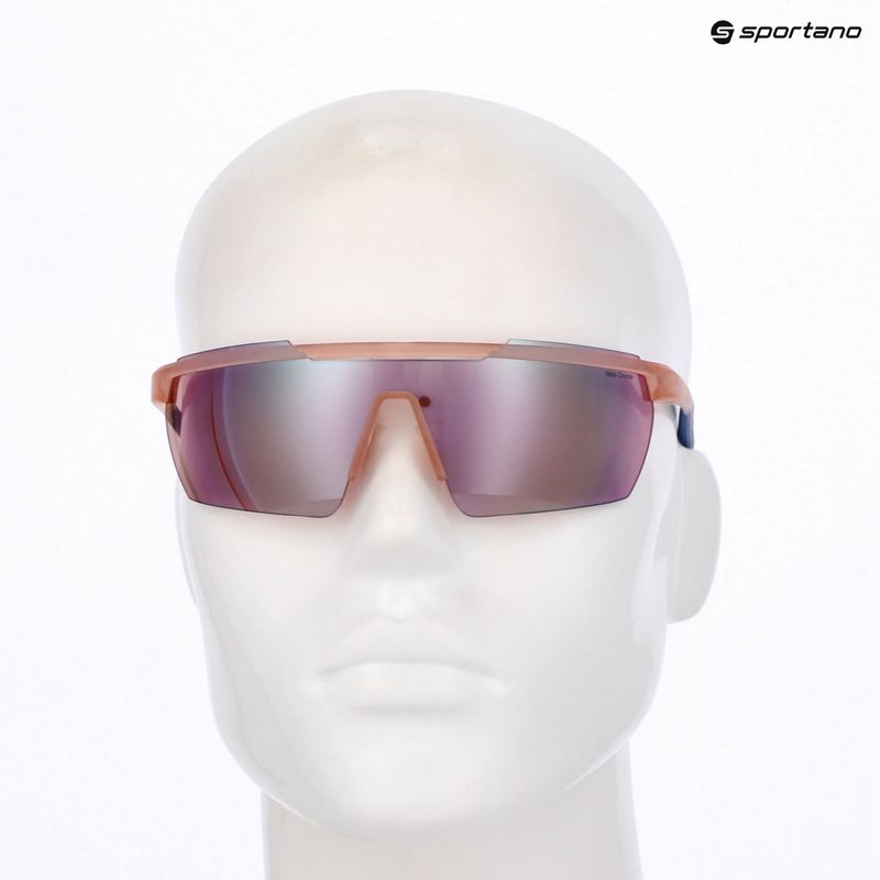 Okulary przeciwsłoneczne Nike Windshield Elite E matte washed coral/ course tint/ milky blue 5