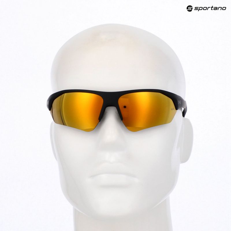 Okulary przeciwsłoneczne dziecięce Under Armour UA 7000/S S3 matte black gold/gold mirror 10