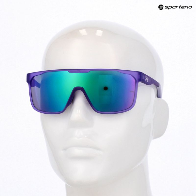 Okulary przeciwsłoneczne męskie Under Armour Define/G S3 matte violet/green multilayer 10