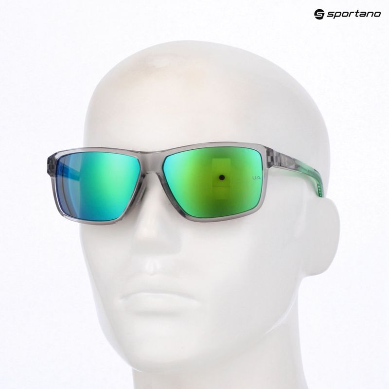 Okulary przeciwsłoneczne męskie Under Armour Kickoff/G S3 grey green/green multilayer 10