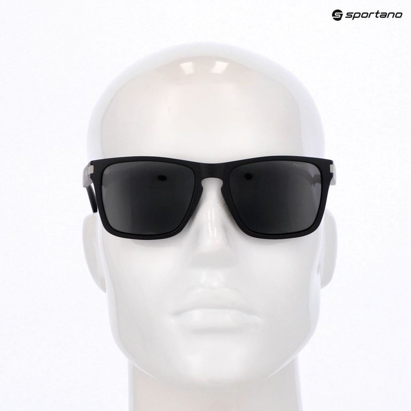 Okulary przeciwsłoneczne Polaroid PLD 2139/S matte black grey/grey polarized 11