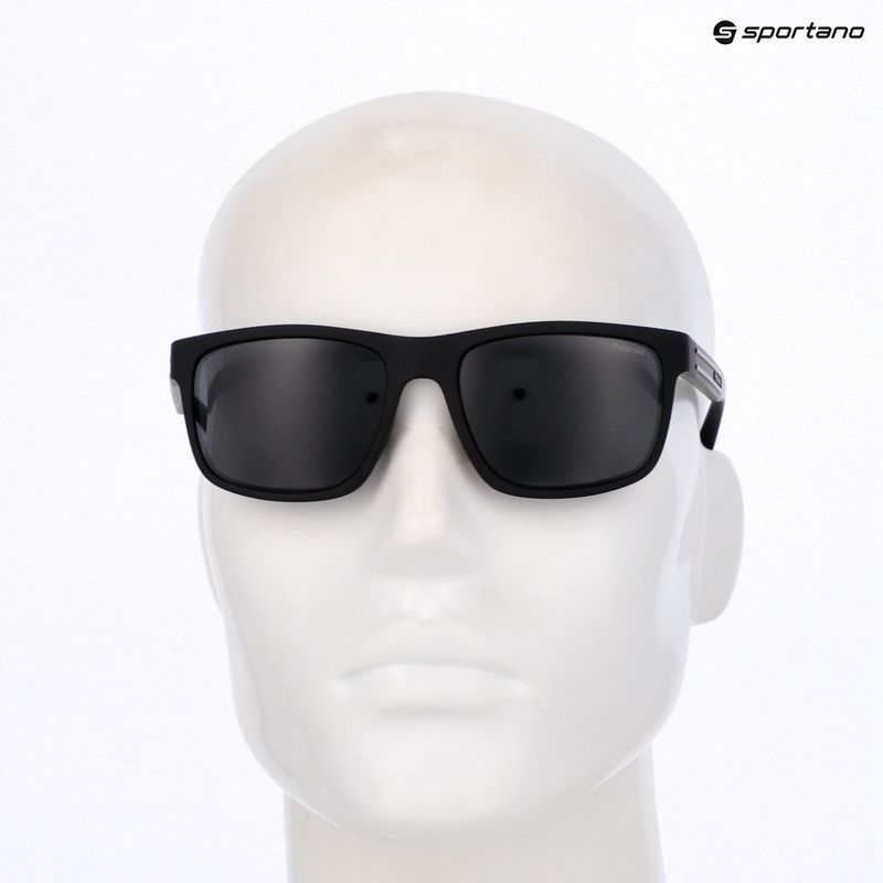 Okulary przeciwsłoneczne męskie Polaroid PLD 2571/S matte black/grey polarized 7